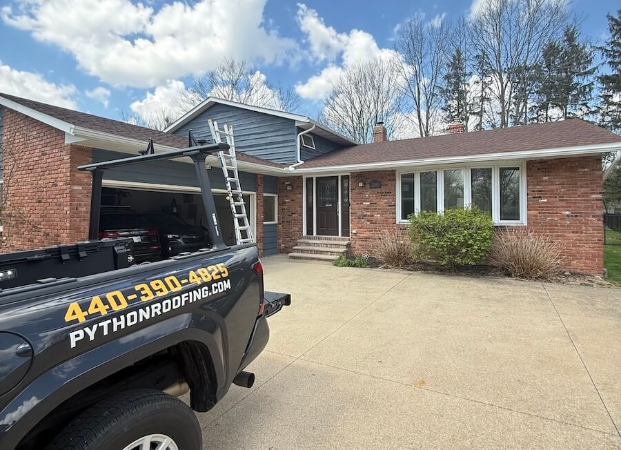 Rockford Drive, Solon, Ohio roof installation